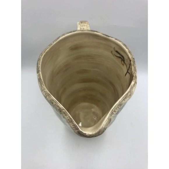 Dario Farrucci Designs Ceramic Pitcher Grapevine Theme With Handle - Picture 9 of 15